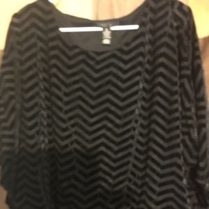 Black velveteen feel